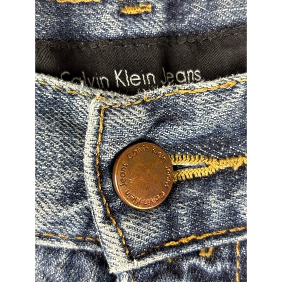 Street Preppy Calvin Klein Jeans, Straight Leg Medium Wash, Men's 34X29 - Picture 8 of 9